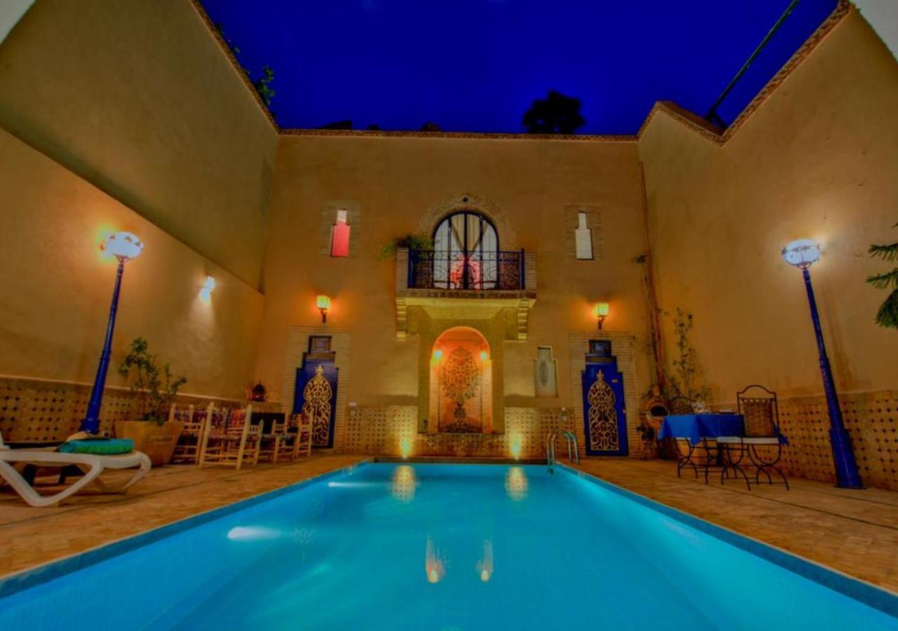 Riad La Villa Bleue & Spa Marraquexe Exterior foto